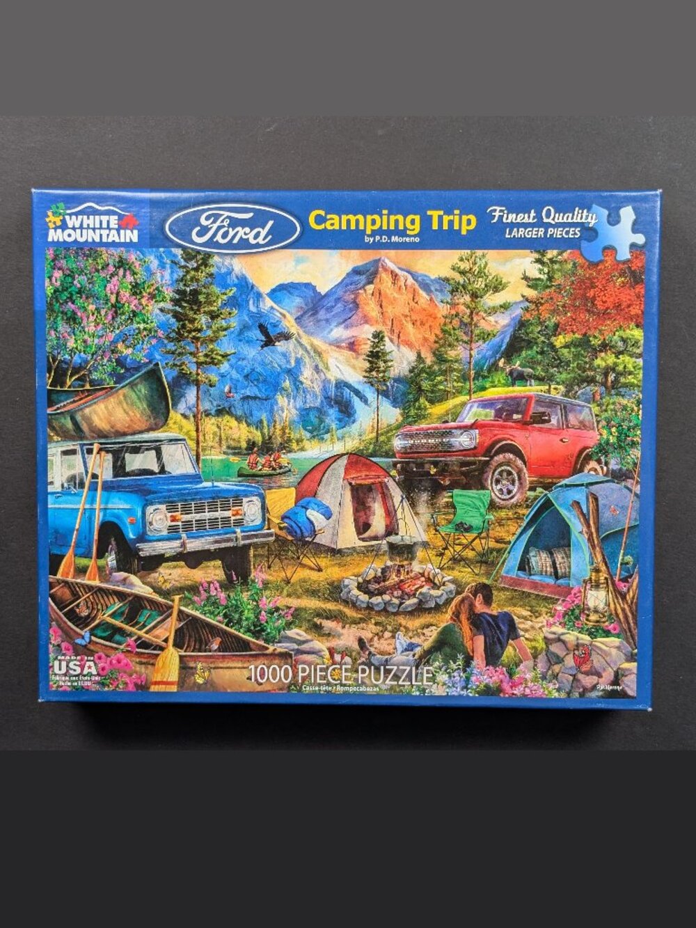 White Mountain Ford Camping Trip 1000 Piece Jigsaw Puzzle
